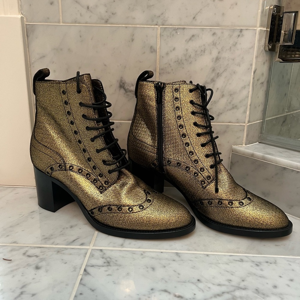Jimmy Choo Original Gold boots